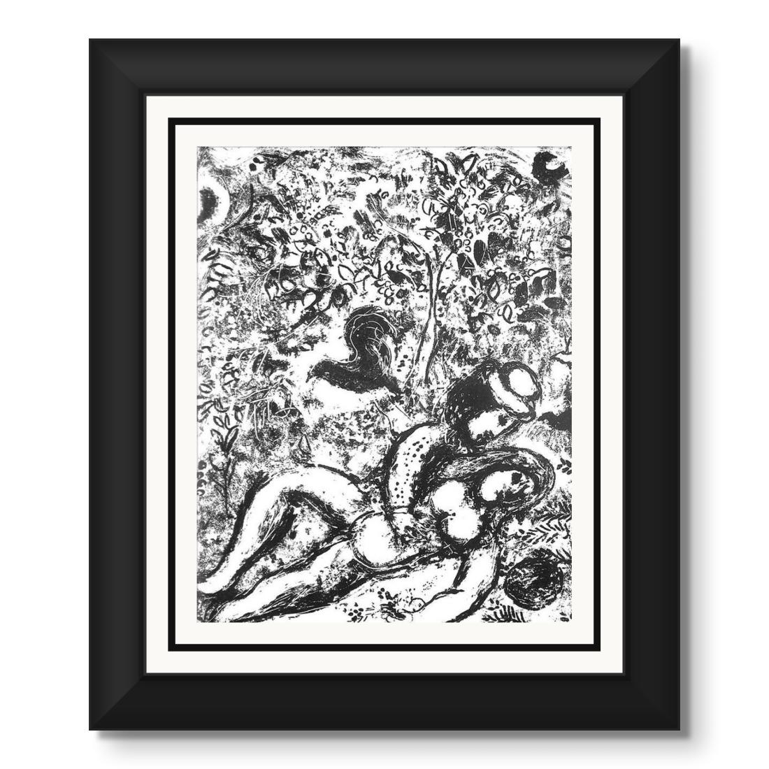 Marc Chagall - Le Couple à l'arbre - Chagall Lithographe …