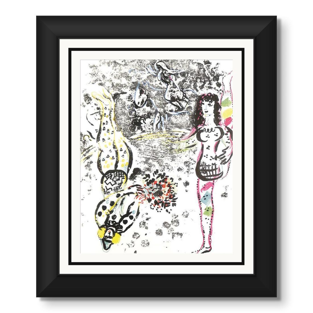 Marc Chagall - Le Jeu des Acrobates - Chagall Lithographe …