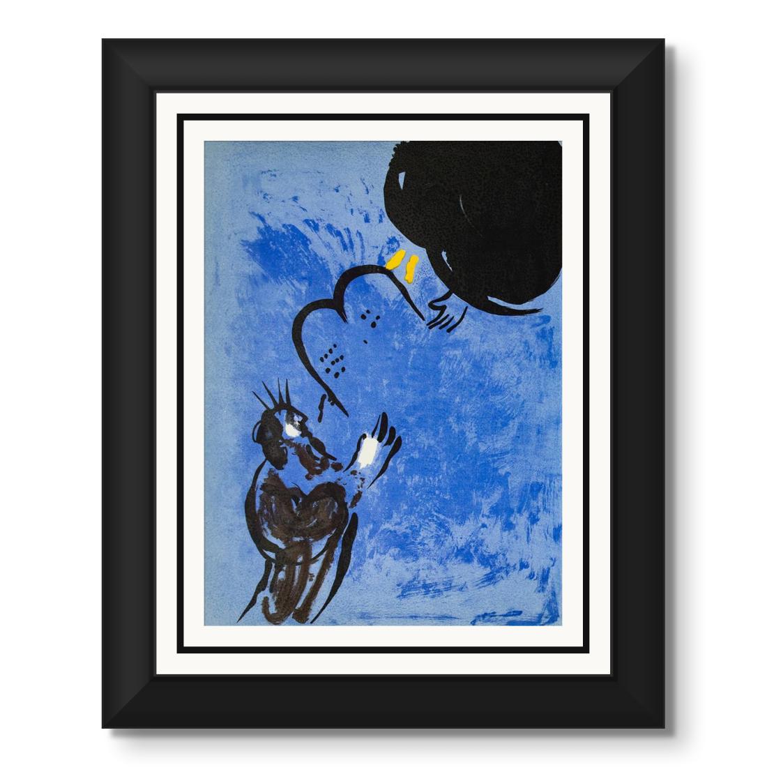 Marc Chagall - Moise reçoit les Tables de la Loi