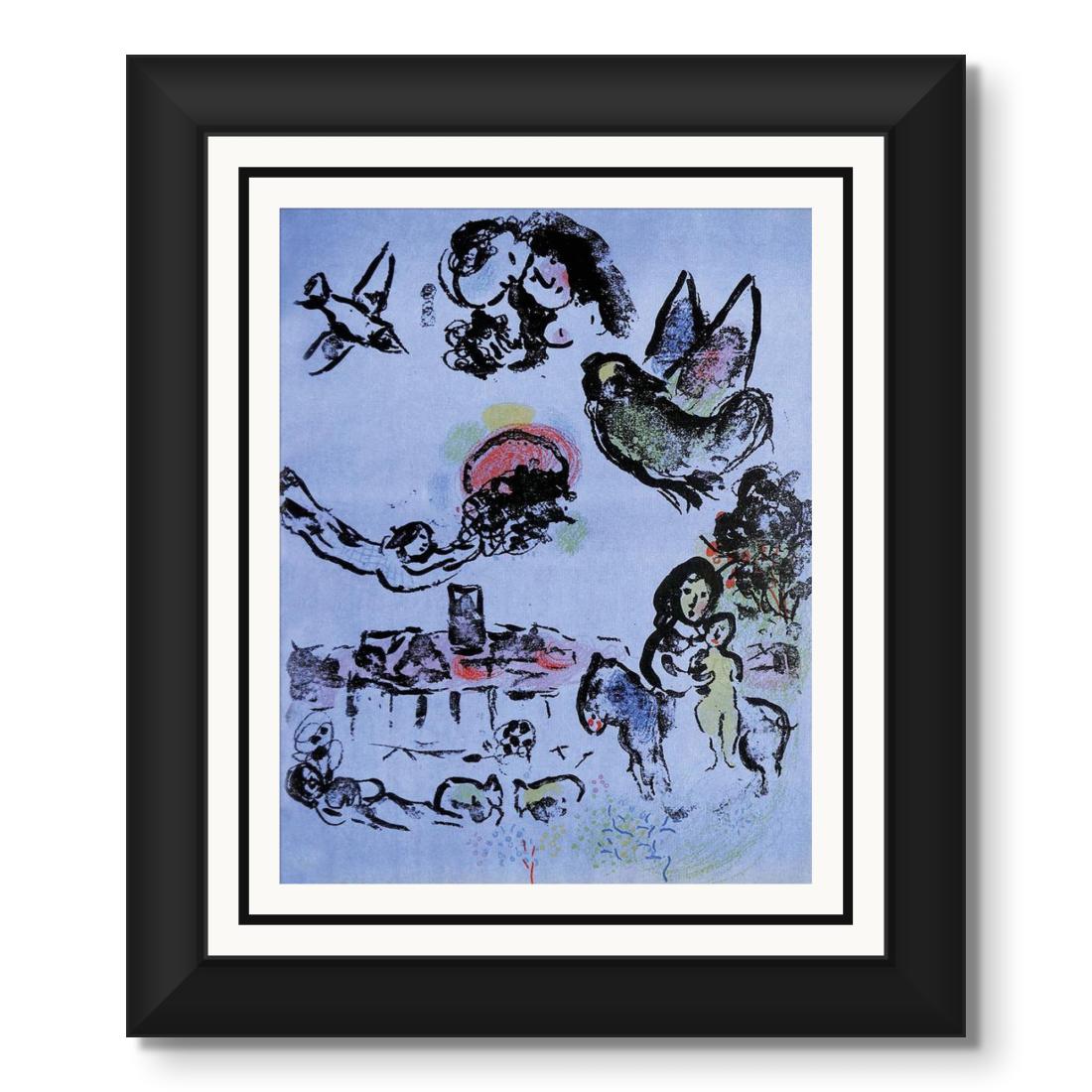 Marc Chagall - Nocturne à Vence - Chagall Lithographe II, …