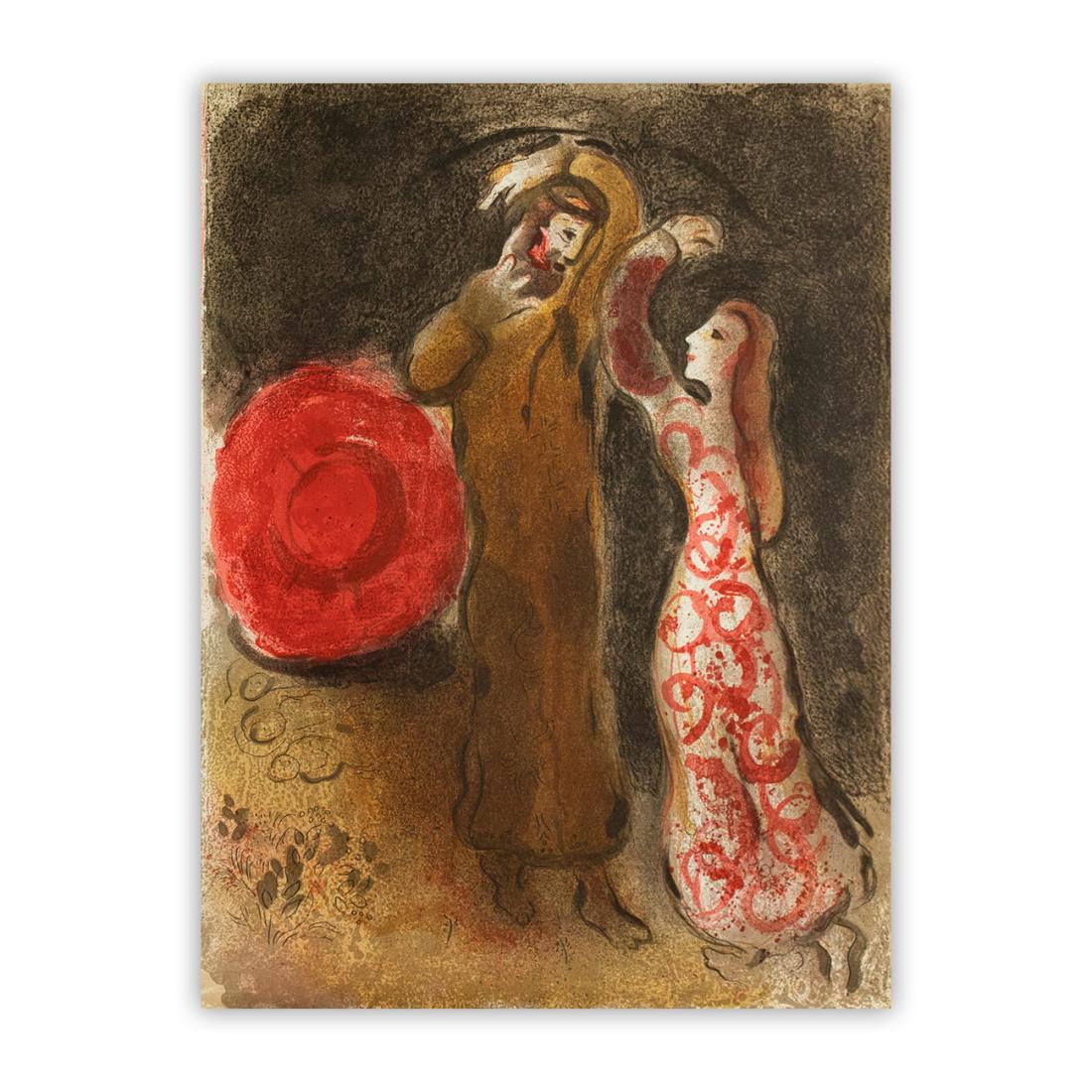 Marc Chagall - Rencontre de Ruth et de Booz