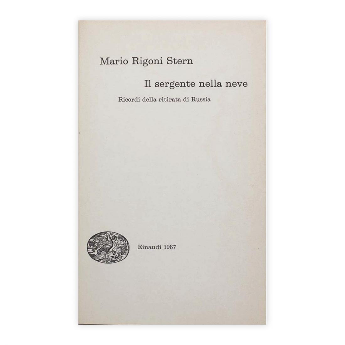 Mario Rigoni Stern - Il Sergente nella neve