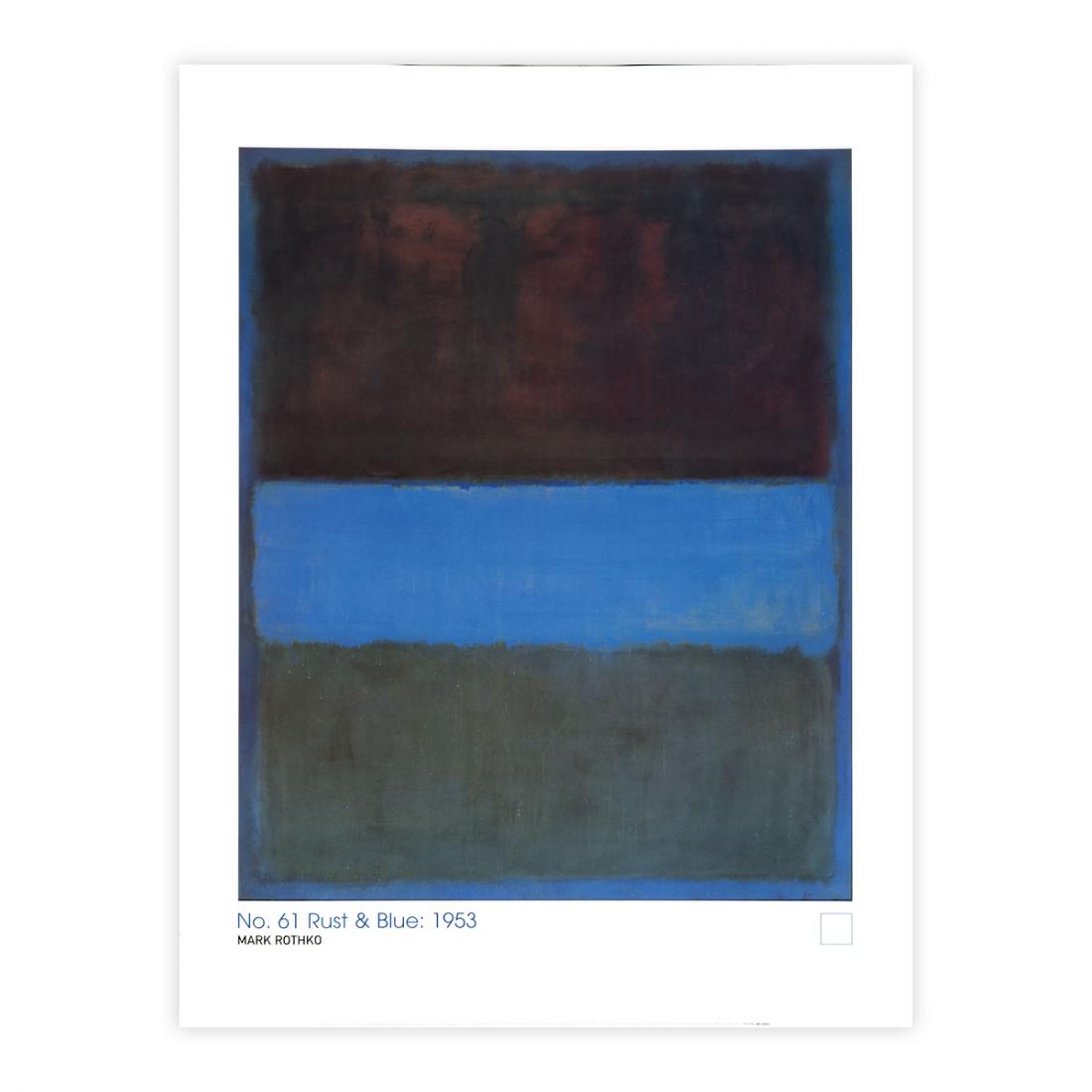 Mark Rothko - No. 61 - Rust e Blue: 1953