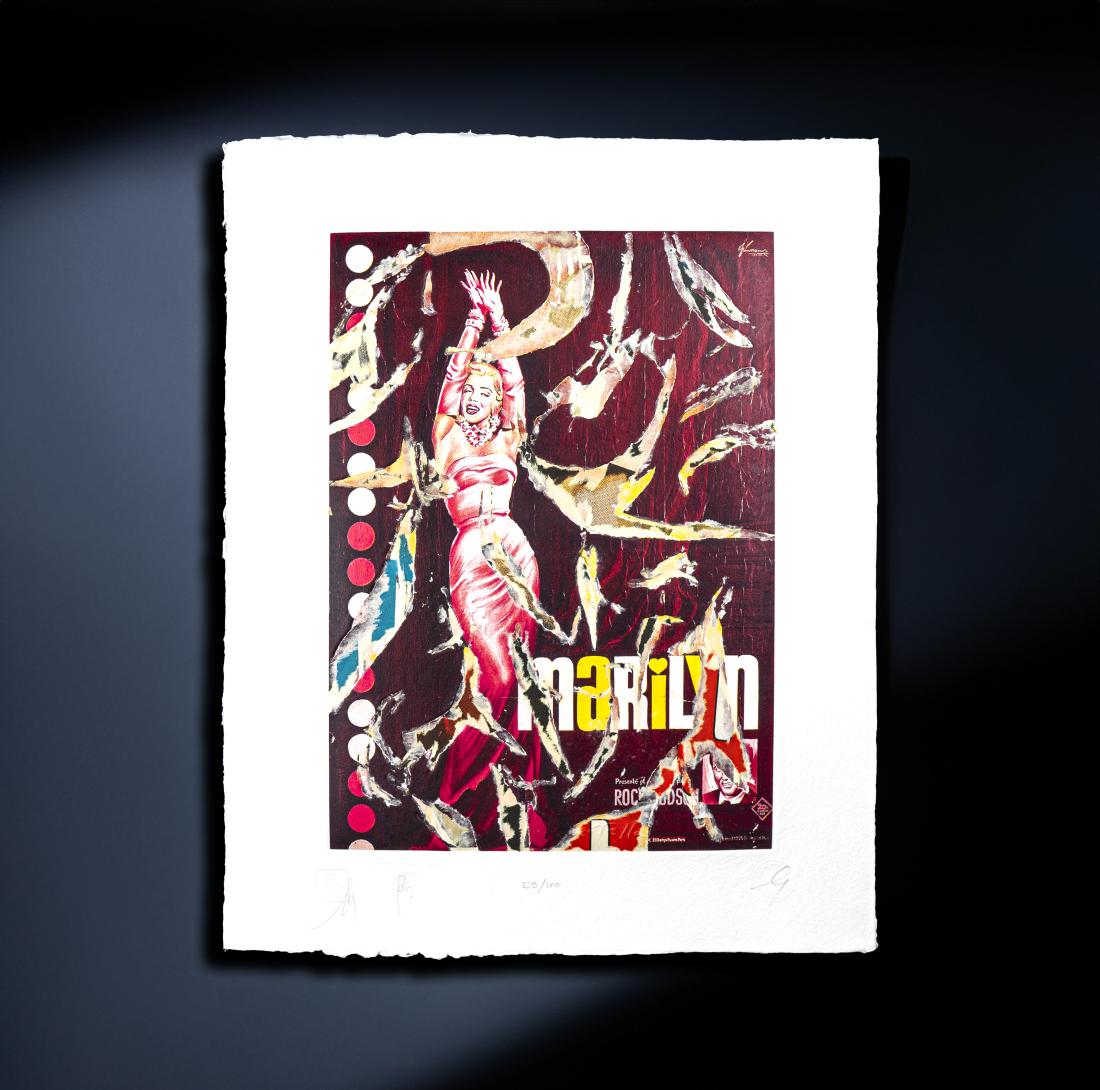 Mimmo Rotella (1918-2006) - Marylin Rock