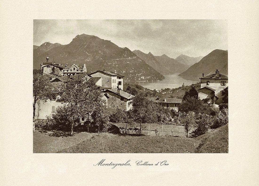 Fotografia originale - Montagnola, Collina D'Oro - Primi '900