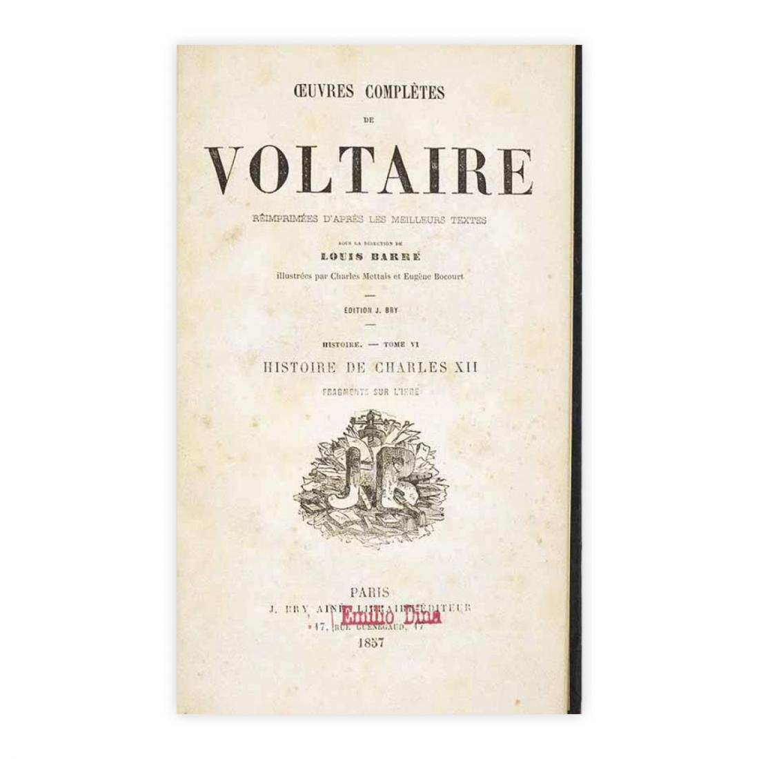 Oeuvres completes de Voltaire 1857