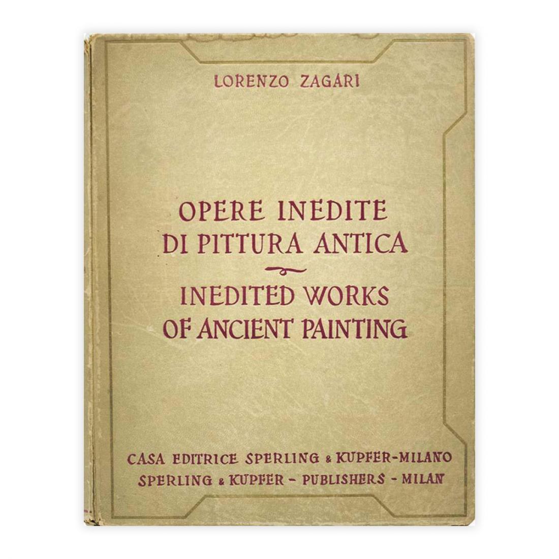 Opere inedite di pittura antica - inedited works of ancient …