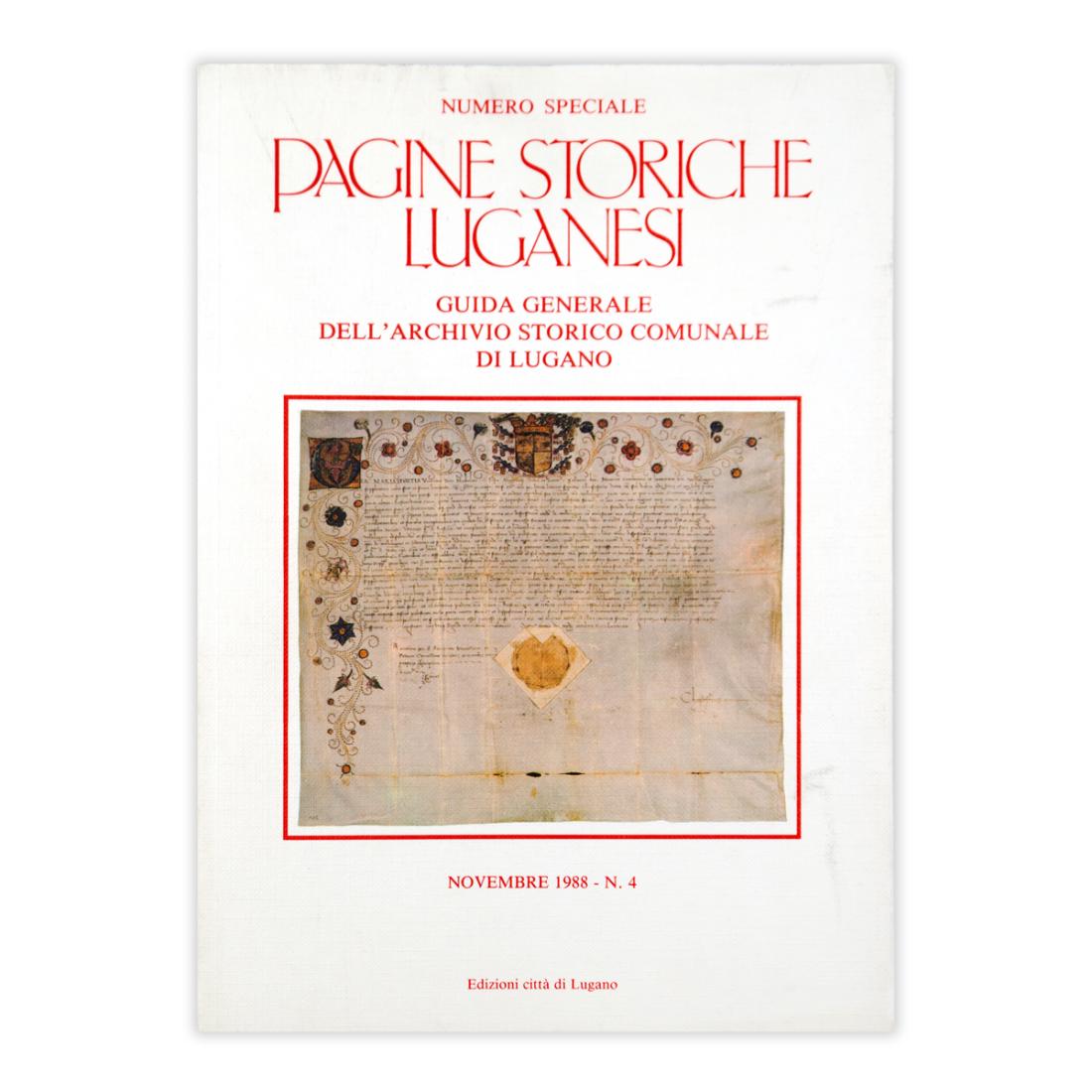 Pagine storiche luganesi - Dicembre 1988 N.4