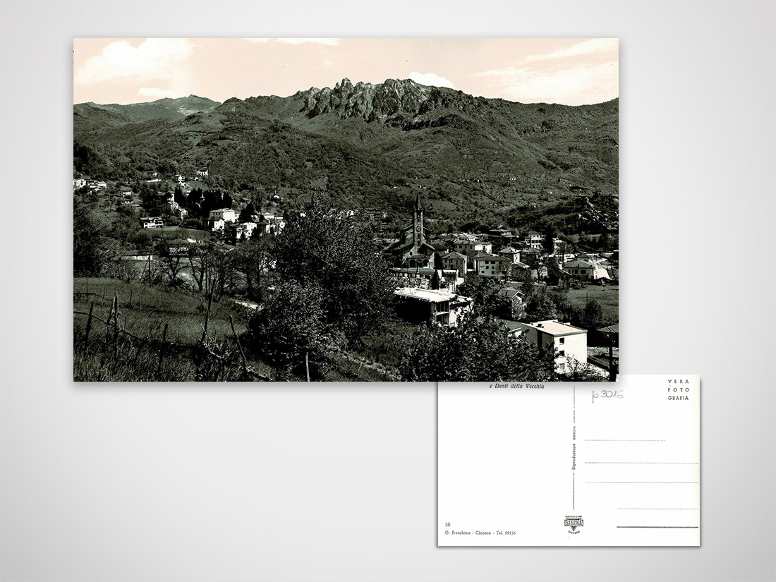 Panorama di Tesserete e denti della vecchia