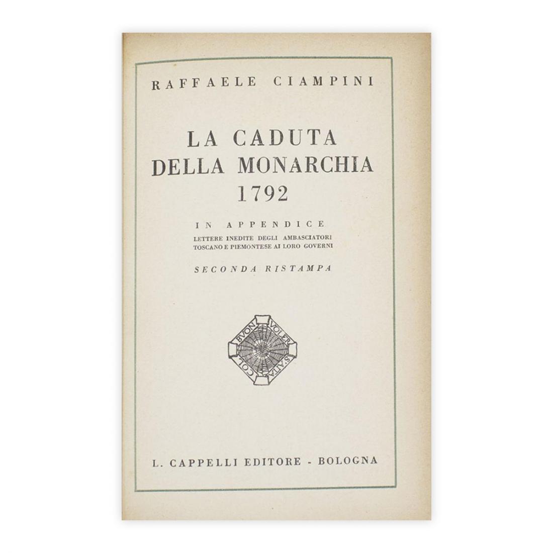 Raffaele Ciampini - La caduta della monarchia 1792