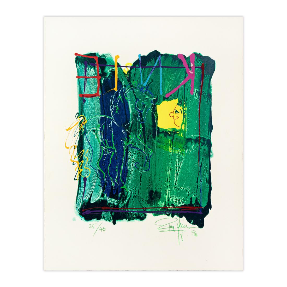Rolf Knie - Serigrafia su carta 1998