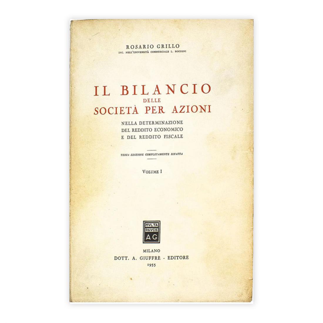 Rosario Grillo - Il bilancio della società per azioni