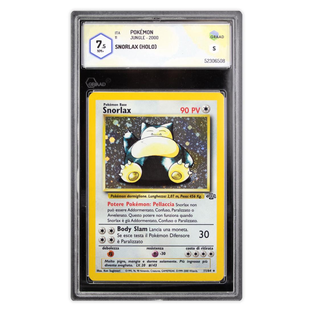 Snorlax 11/64 - Jungle Italiano 2000 - NM+ 7,5