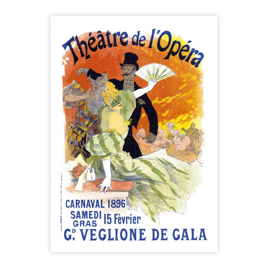 Théàtre de l'Opéra - Carnaval 1896