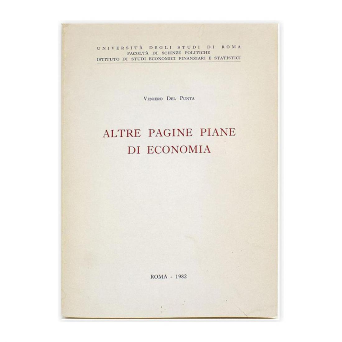 Veniero Del Punta - Altre pagine piane di economia - …