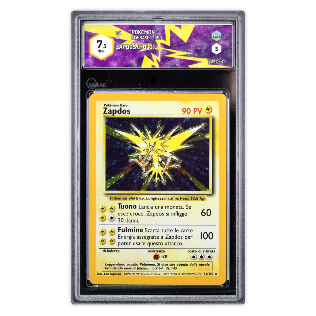Zapdos 16/102 - Set Base Italiano 1999 - NM+ 7,5