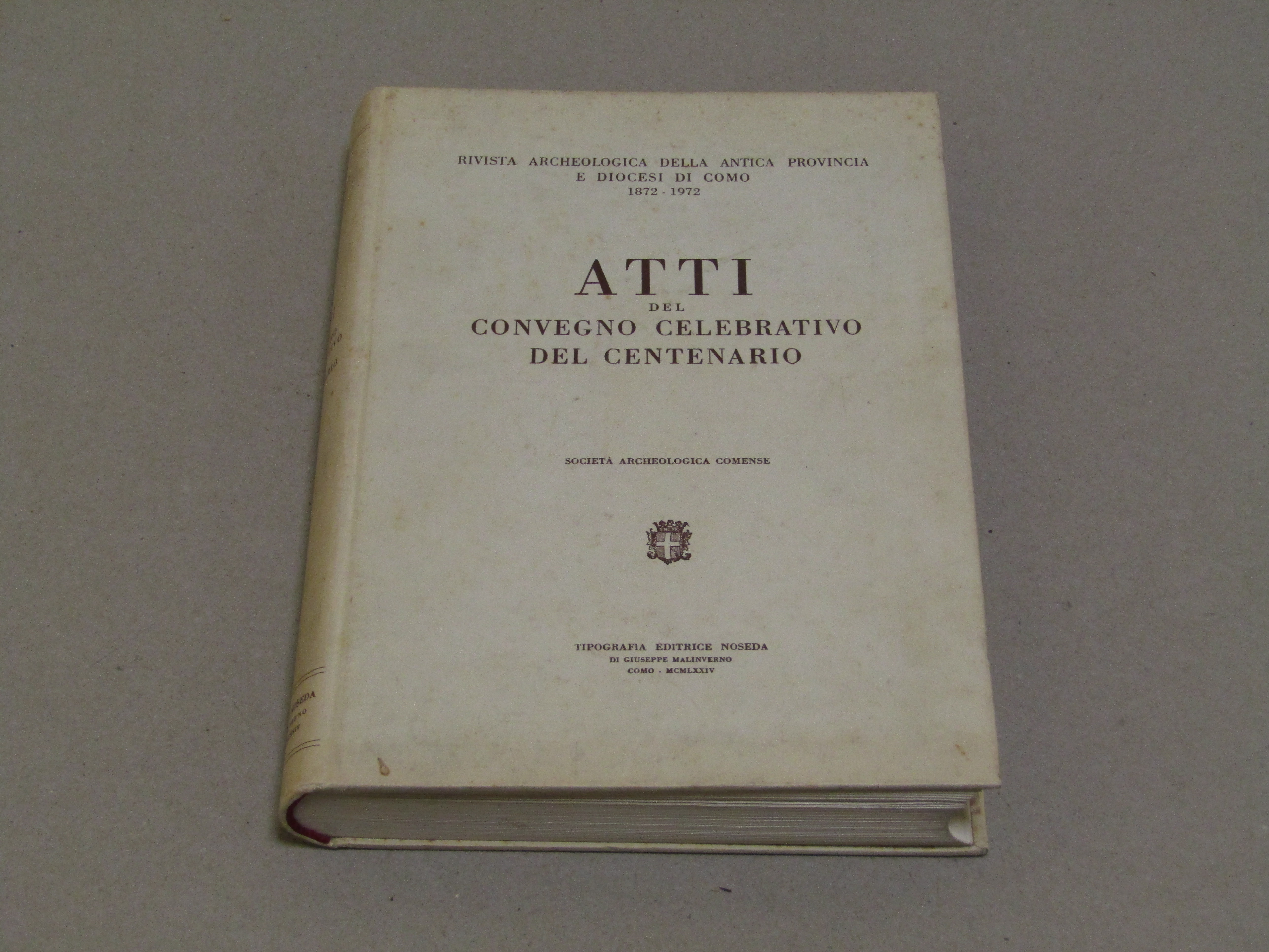 AA. VV. Atti del convegno celebrativo del centenario della Rivista …