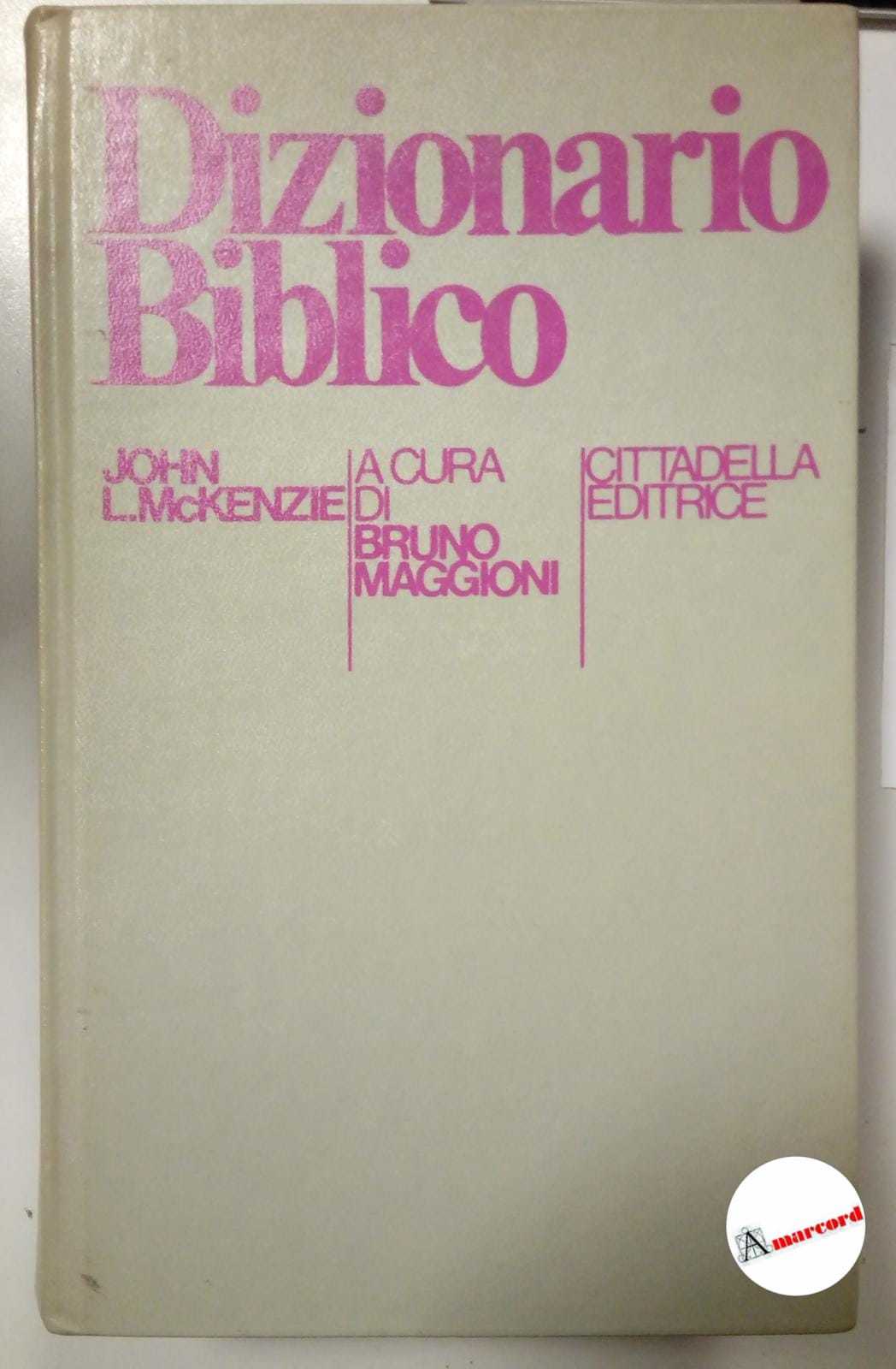 AA.VV., Dizionario Biblico, Cittadella editrice, 1981.