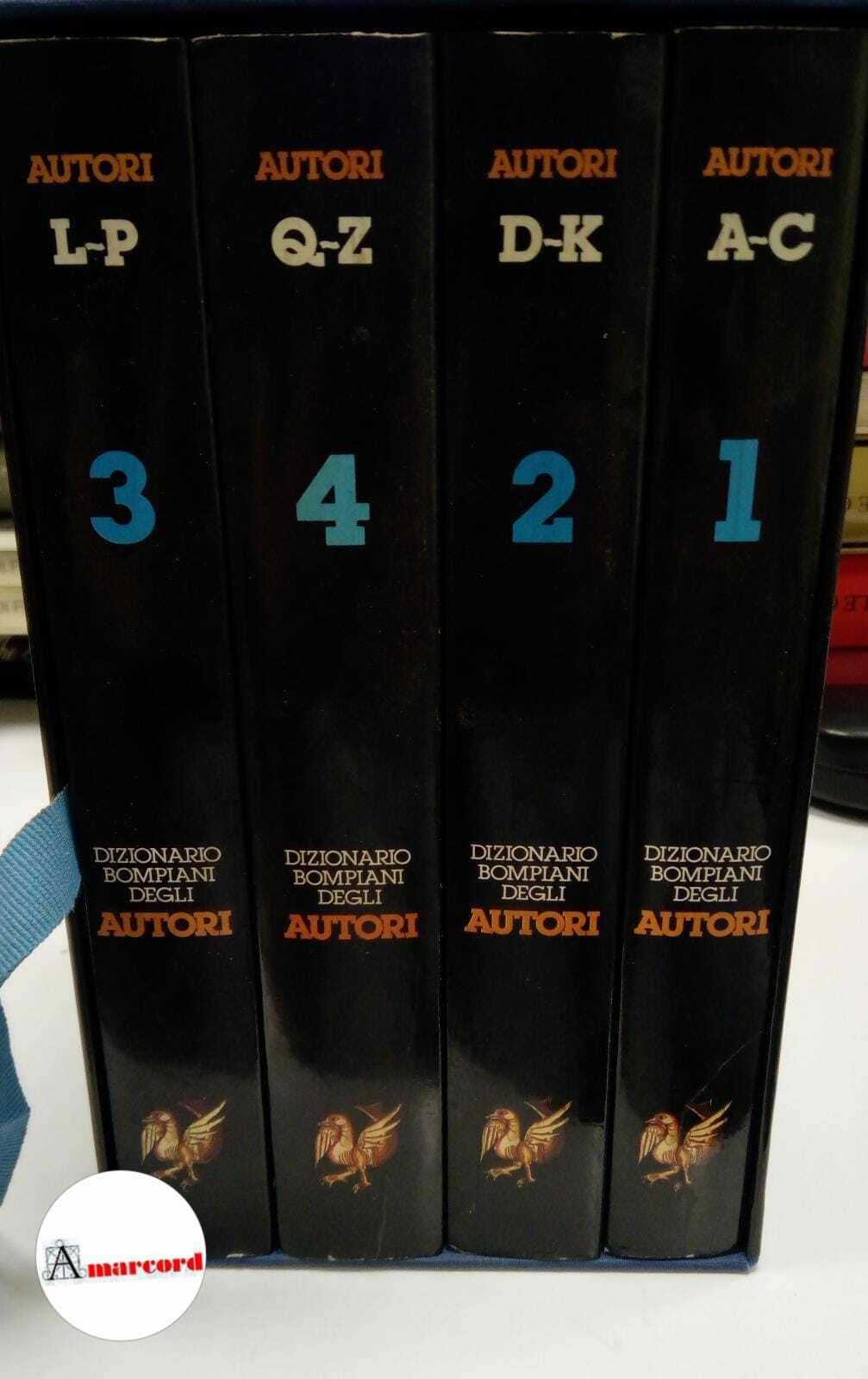 AA.VV., Dizionario Bompiani degli autori di tutti i tempi e …