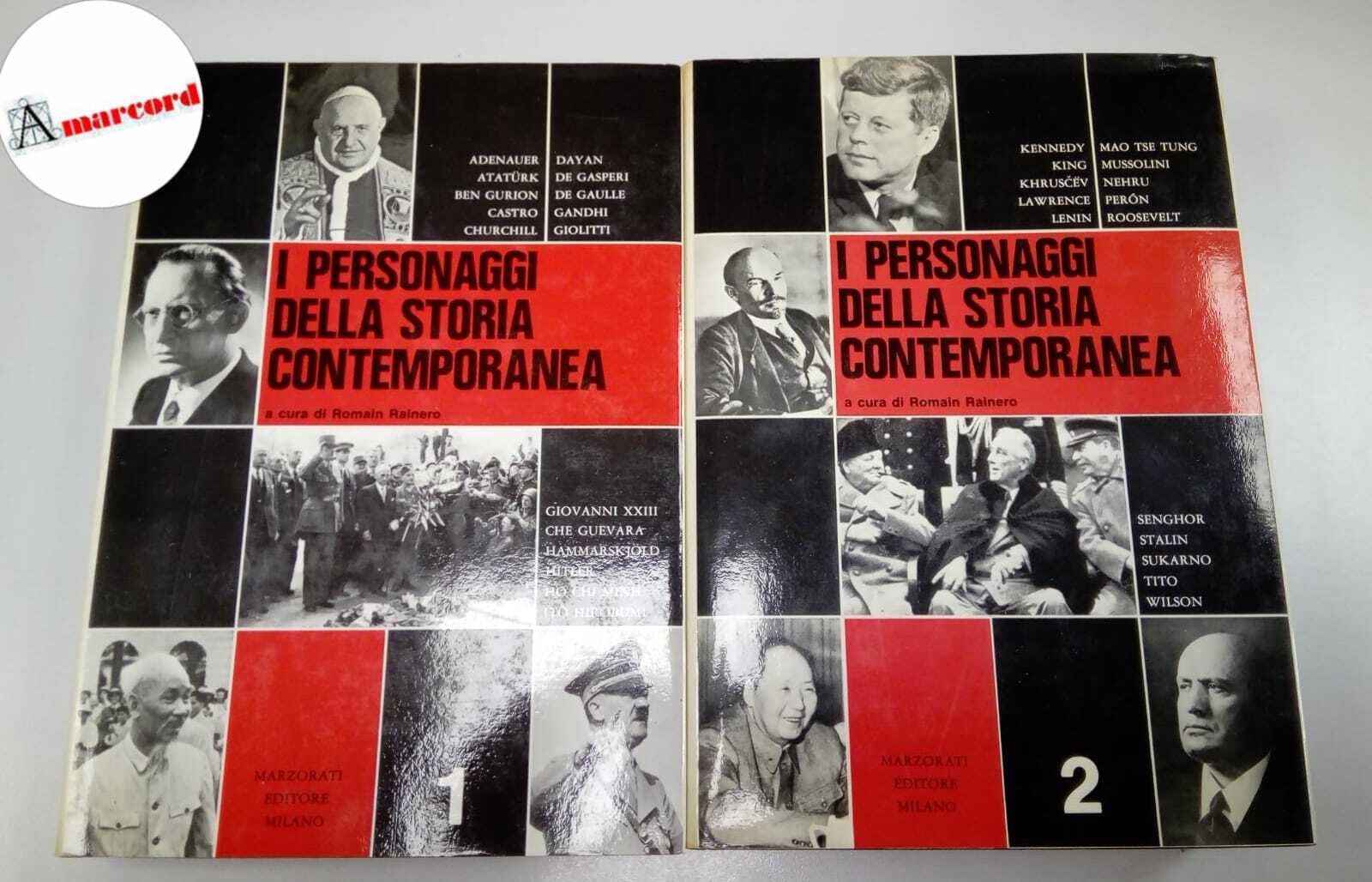AA. VV., I personaggi della storia contemporanea (2 voll.), Marzorati, …