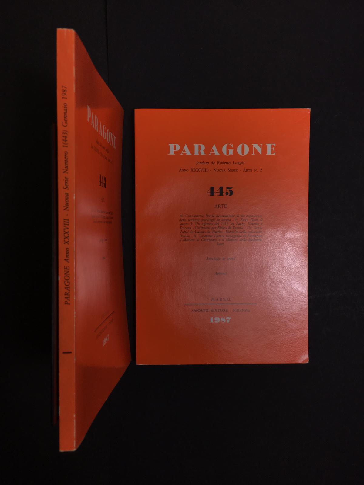 AA.VV. Paragone. Fondato da Roberto Longhi. Rivista mensile di arte …