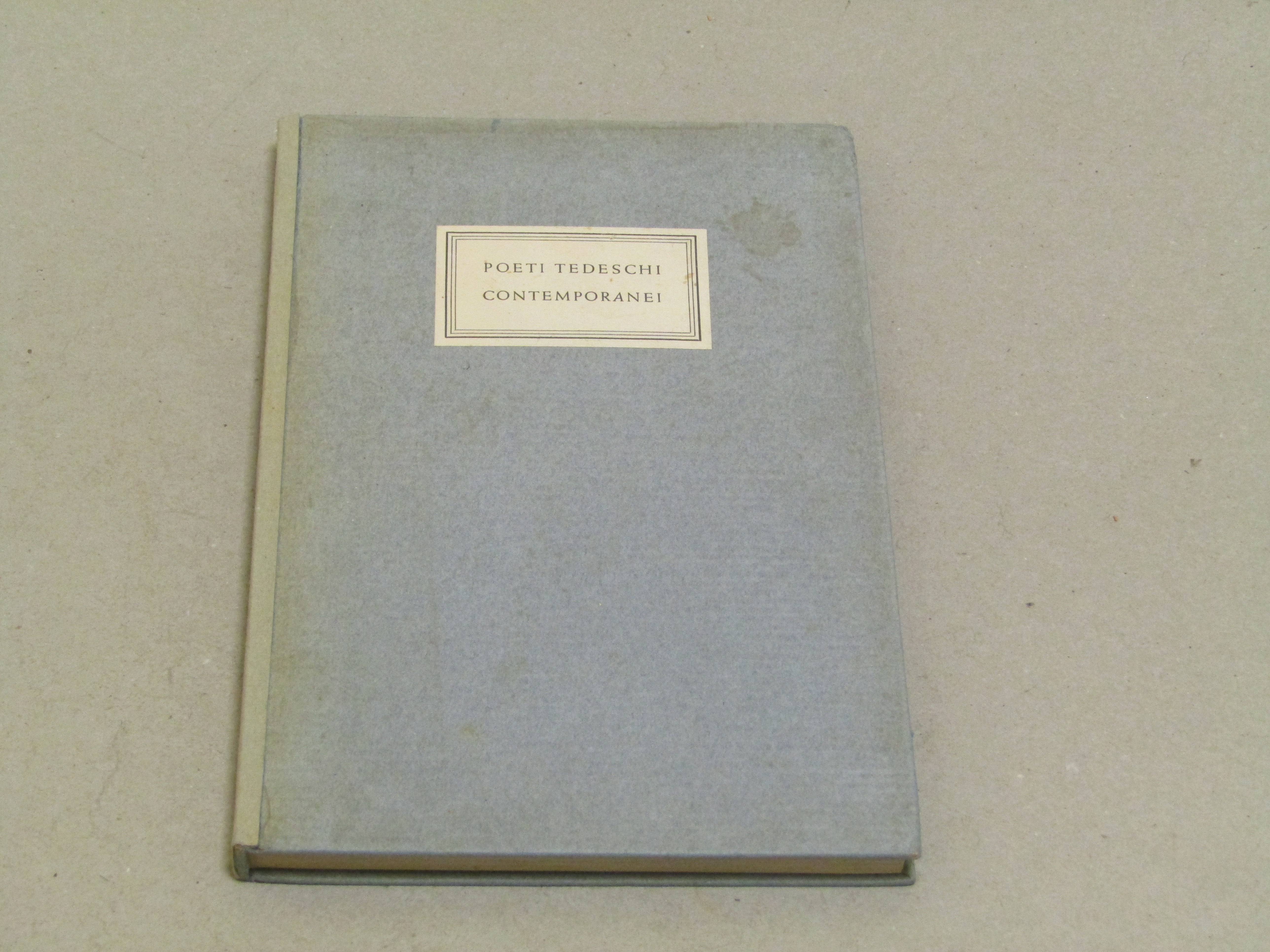 AA. VV. Poeti tedeschi contemporanei