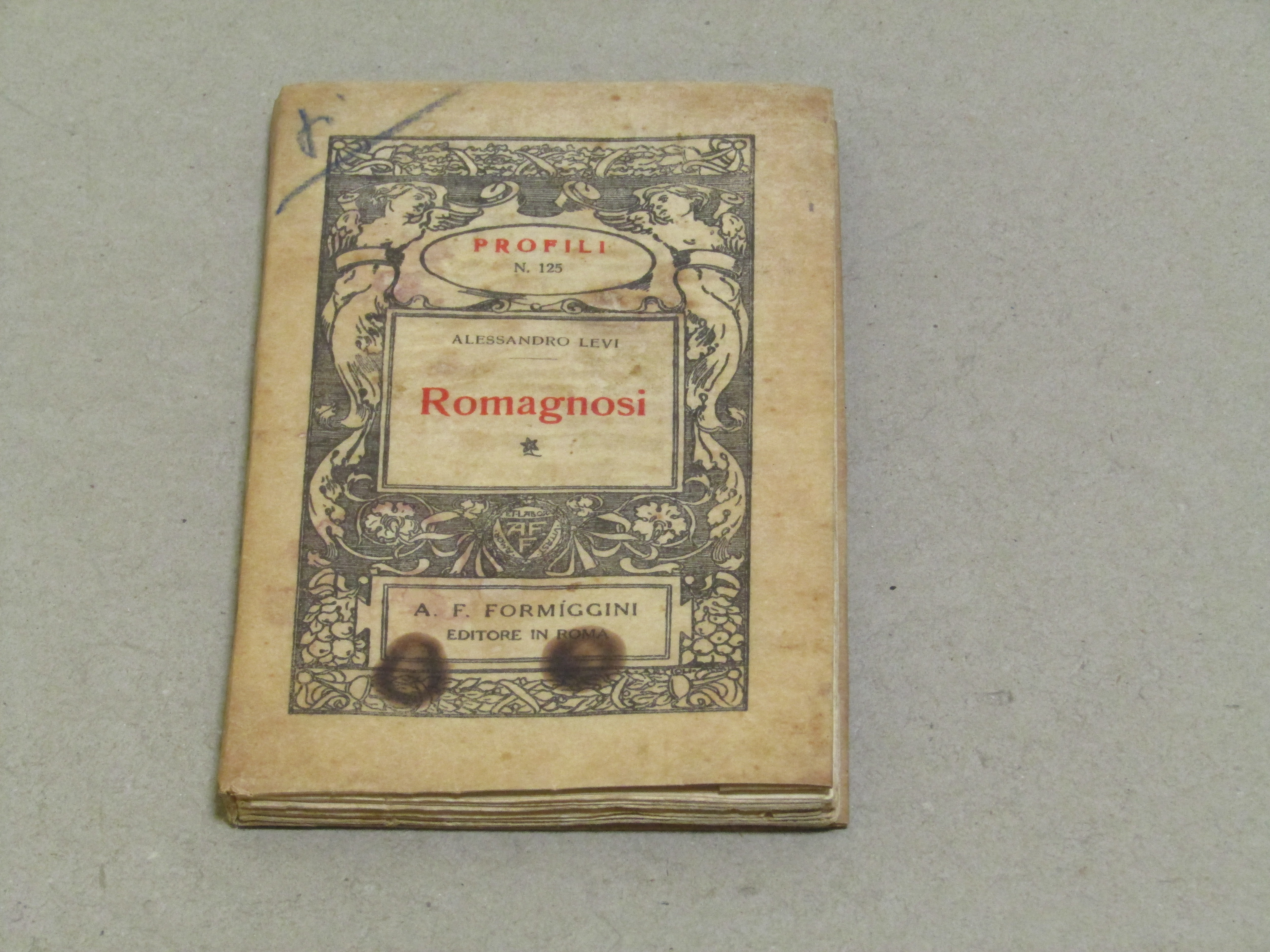 Alessandro Levi. Romagnosi