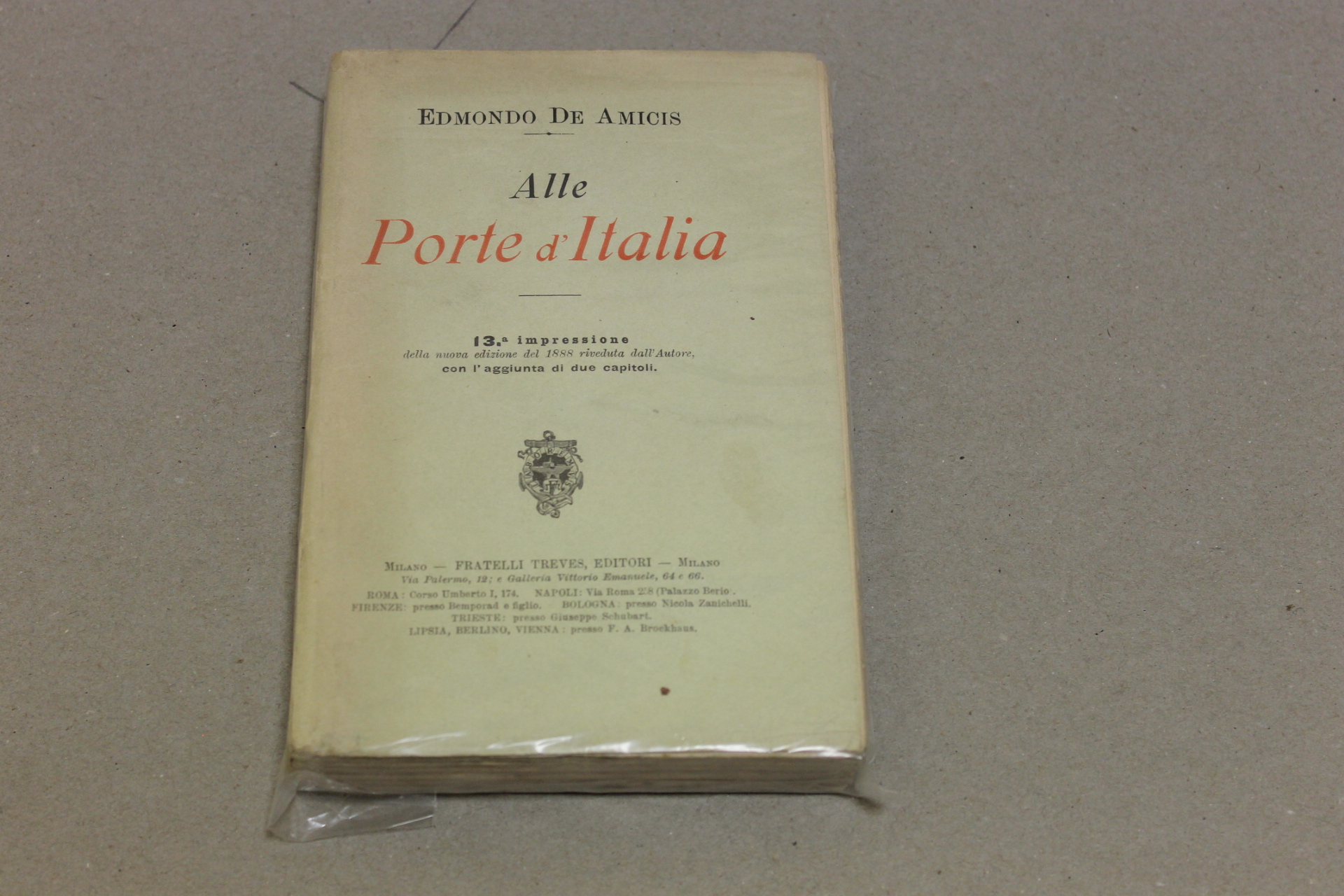 Alle Porte d�Italia