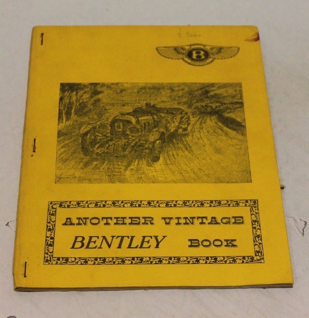 Another vintage Bentley book