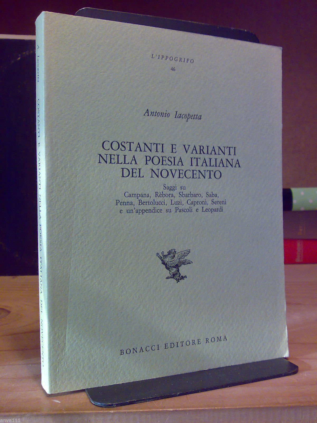 Antonio Jacopetta - COSTANTI E VARIANTI NELLA POESIA ITALIANA DEL …