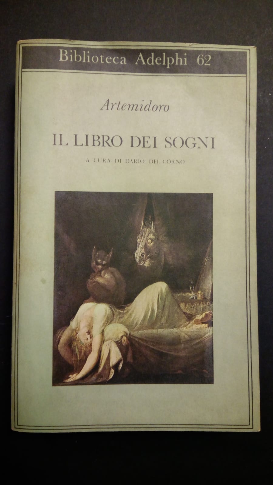 Artemidoro, Il libro dei sogni, Adelphi, 1975 - I