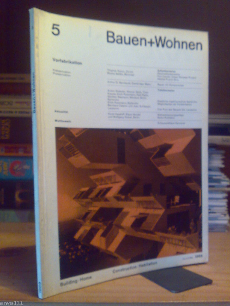 BAUEN + WOHNEN - mai 1969 ( in tedesco)