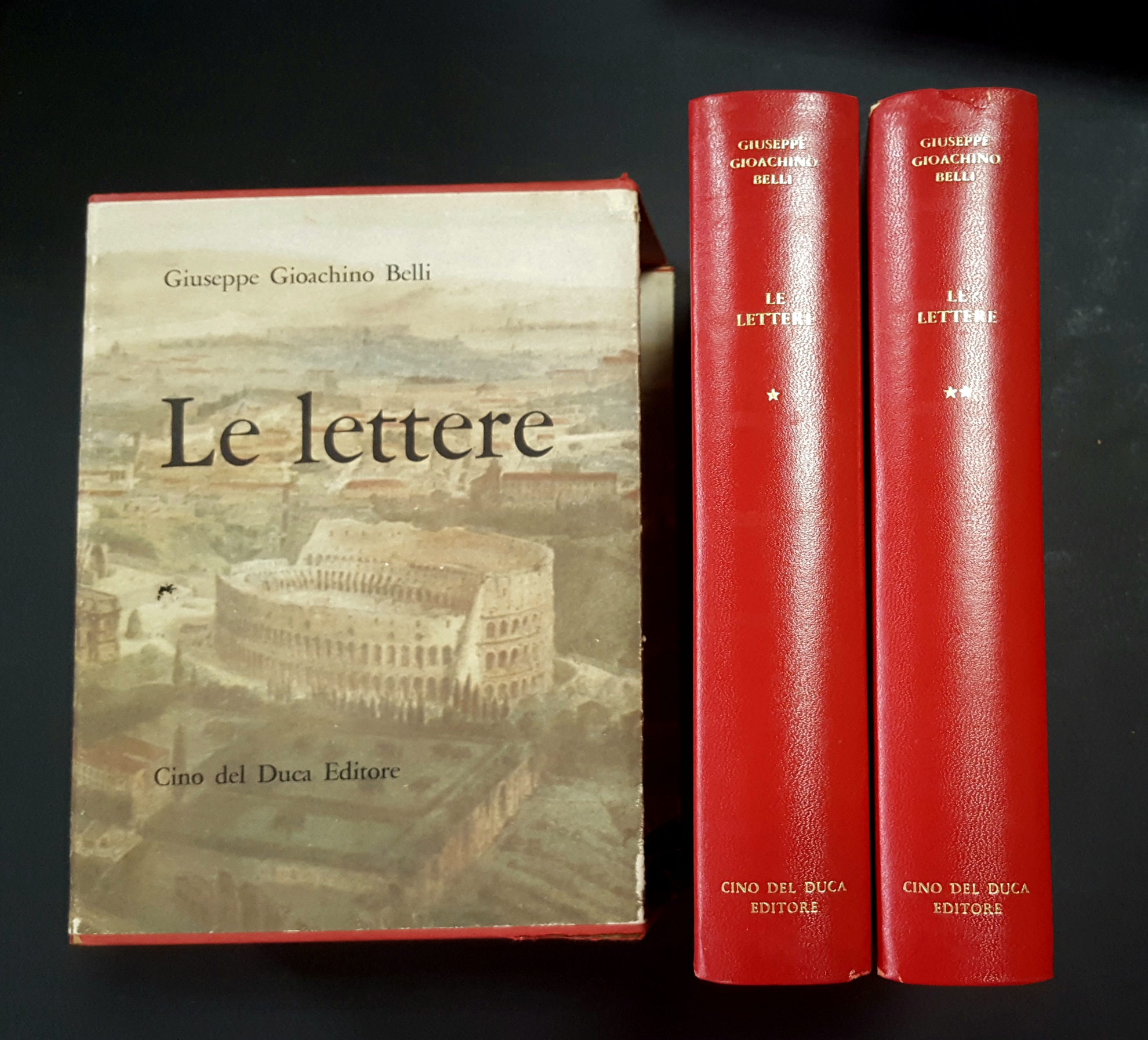 Belli Giuseppe Gioacchino. Le lettere. Cino del Duca. 1961. 2 …