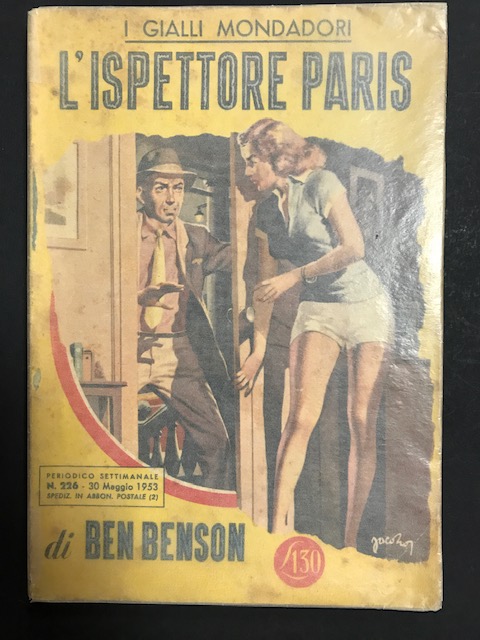 Benson Ben. L'ispettore Paris. Mondadori. 1953 - I