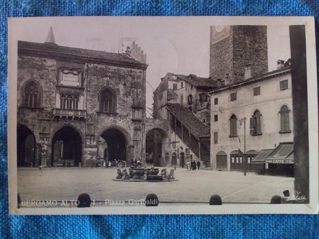 BERGAMO ALTO - PIAZZA GARIBALDI - 1939