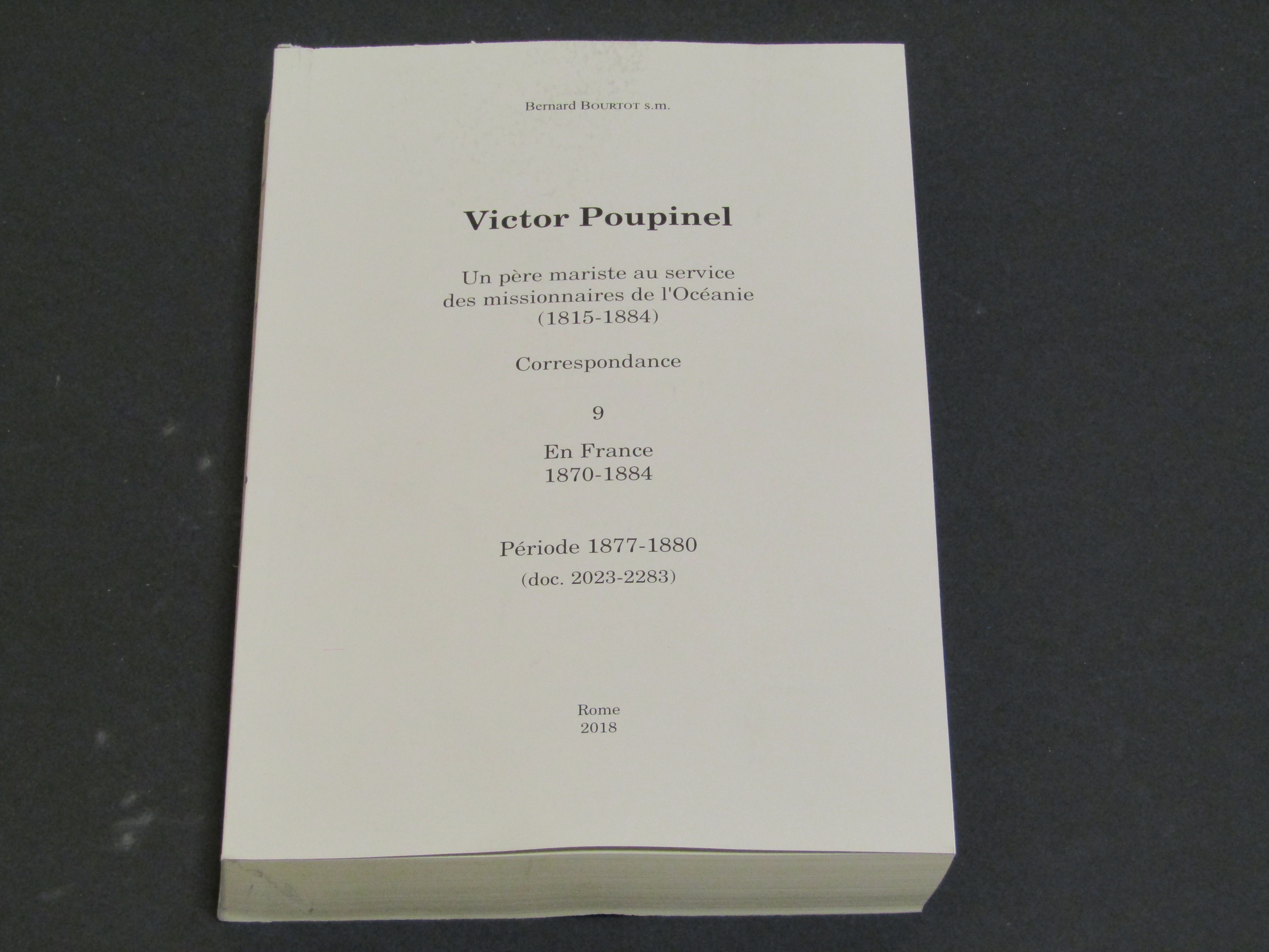 Bernard Bourtot. Victor Poupinel