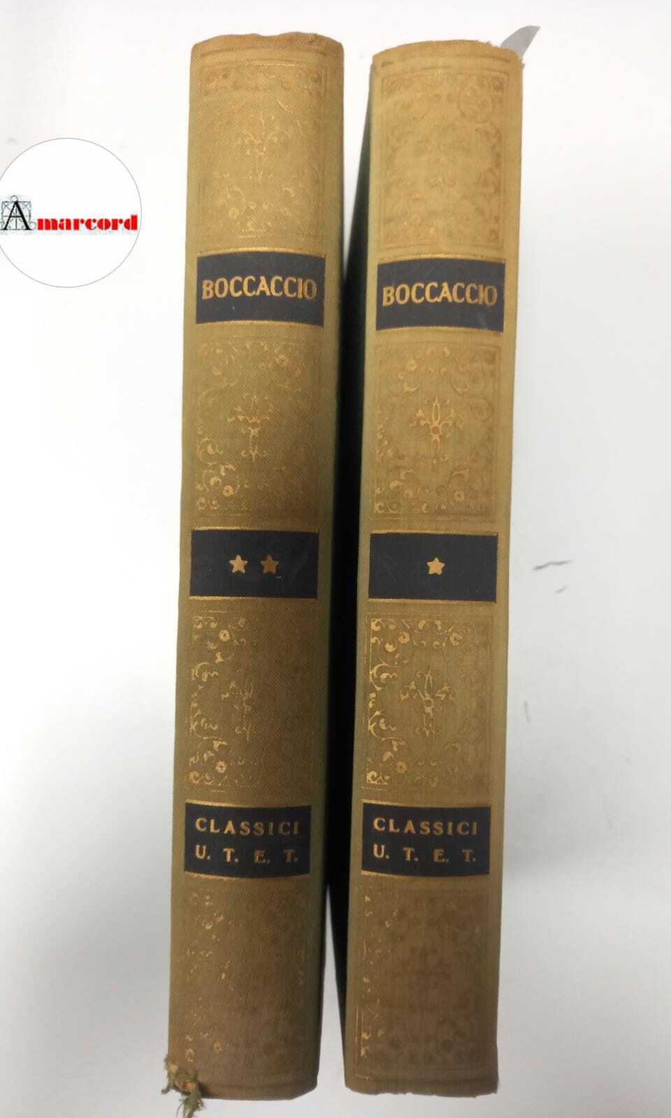 Boccaccio Giovanni, Decameron (2 voll.), UTET, 1956