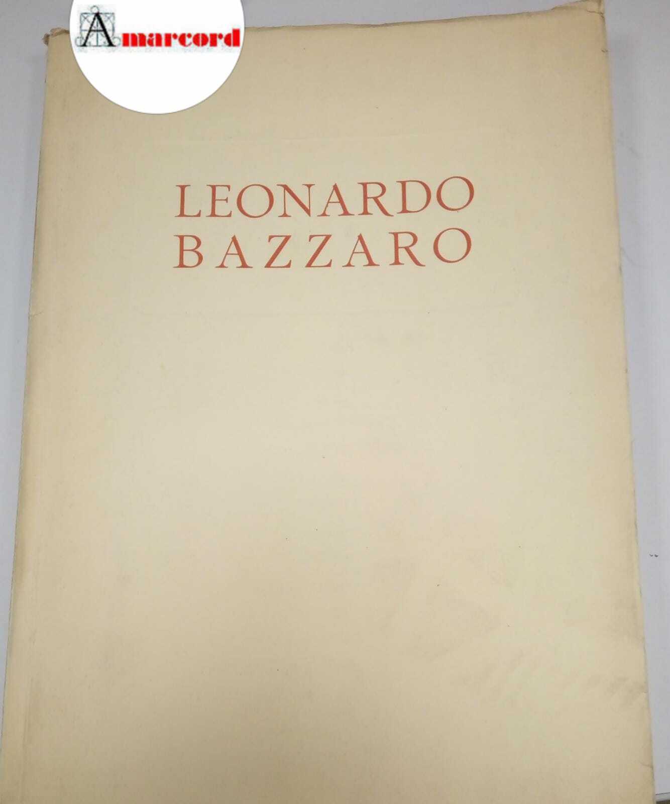 Buzzi Vincenzo, Mostra di Leonardo Bazzaro, Galleria Monte Napoleone, 1930.