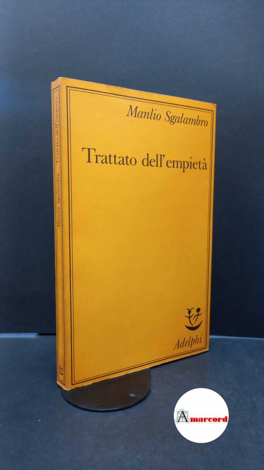 Cacciari, Massimo. L'angelo necessario Milano Adelphi, 1986