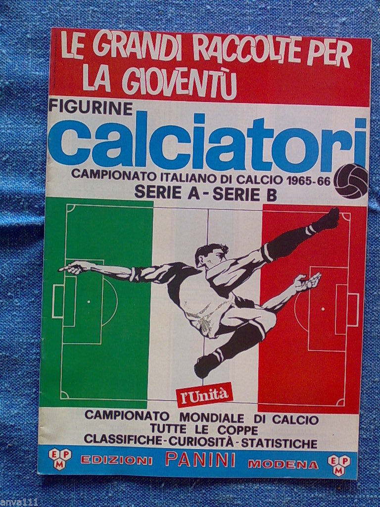 CALCIATORI / GRANDE RACCOLTA FIGURINE 1965 - 1966 (L' Unità) …