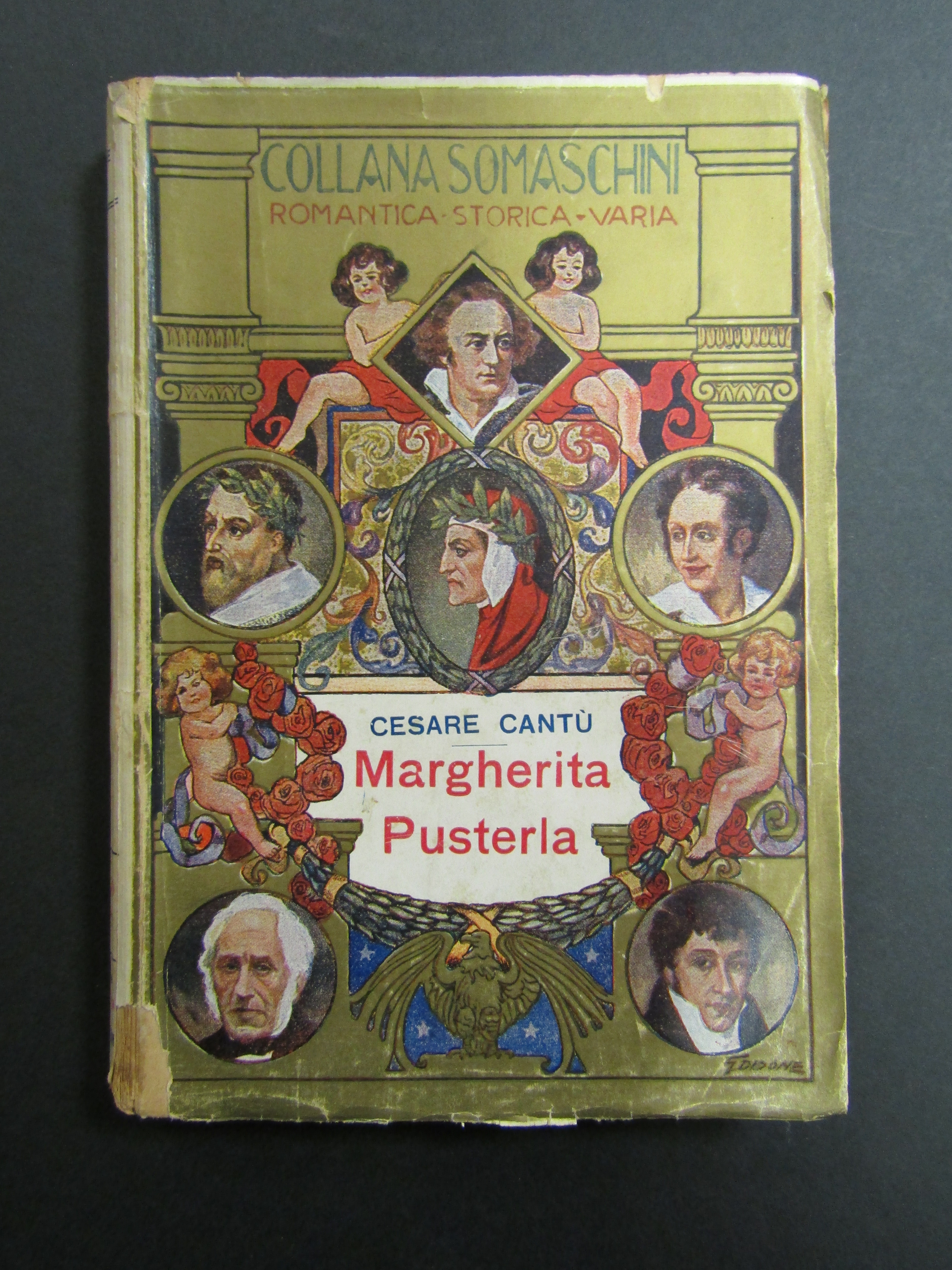 Cantù Cesare. Margherita Pusterla. Carrara. 1889