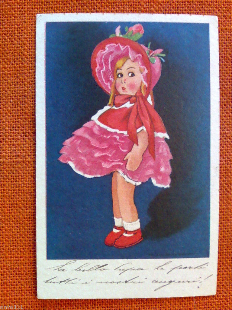 Cartolina Illustrata - MARCELLO DUDOVICH - 1929 - affrancata e …