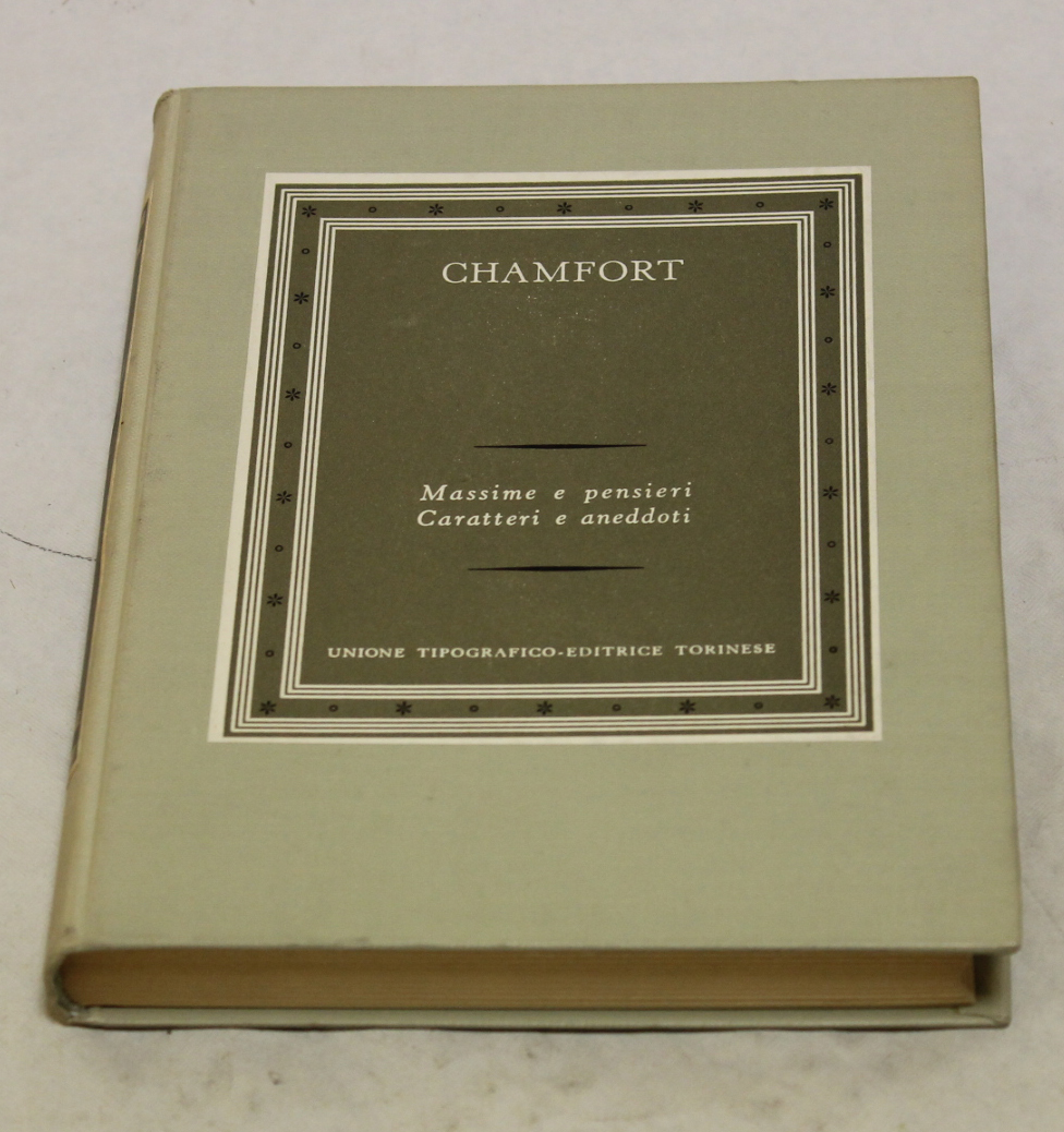 Chamfort - Massime e pensieri, Caratteri e aneddoti