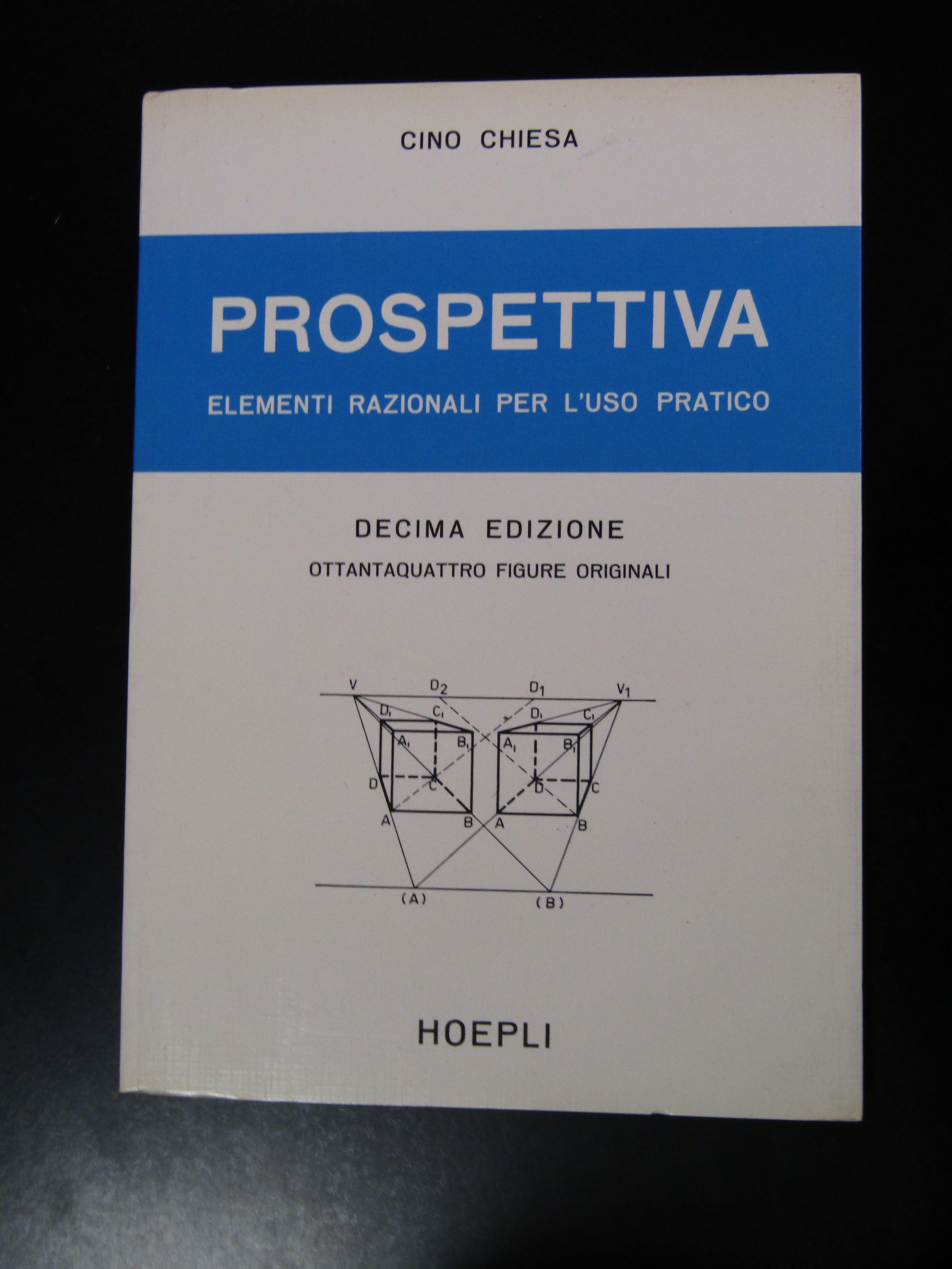 Chiesa Cino. Prospettiva. Hoepli 1975.