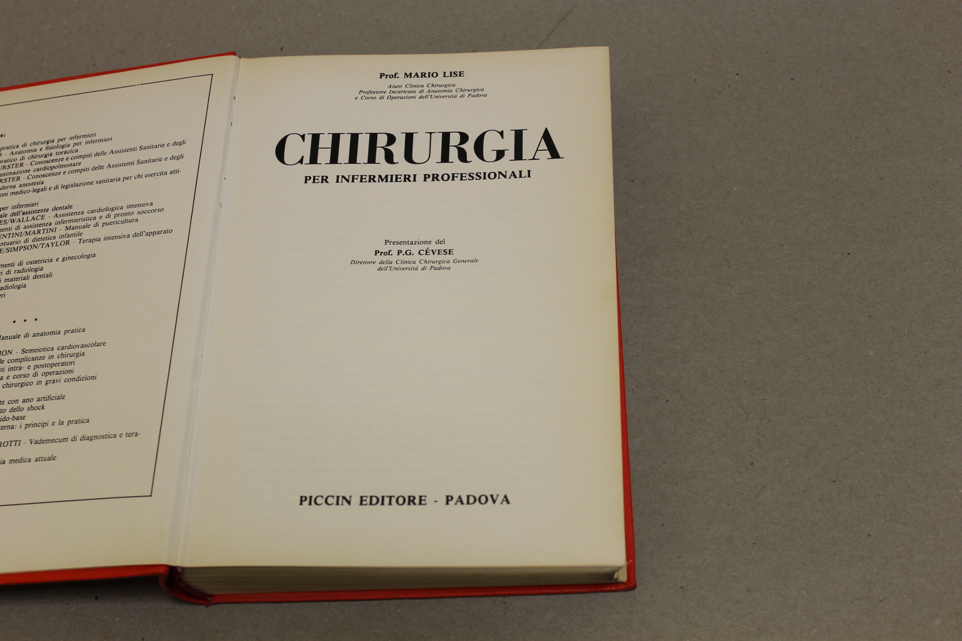 Chirurgia per infermieri professionali