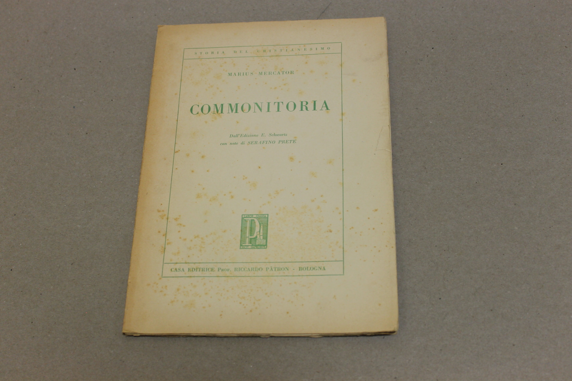 Commonitoria-Storia del cristianesimo