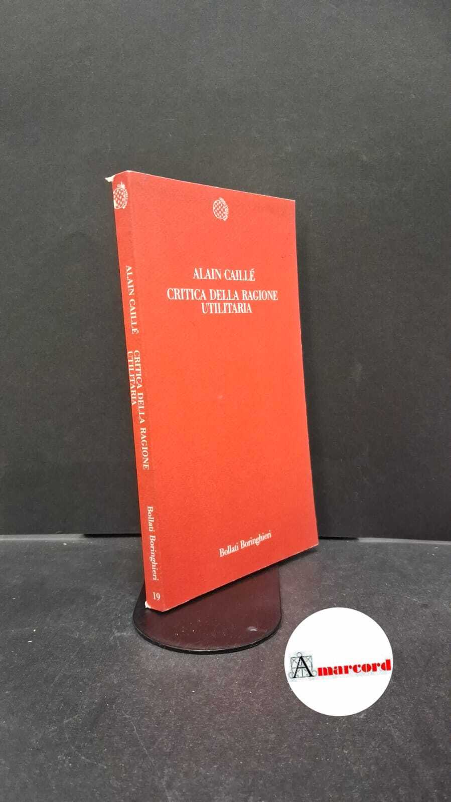 Critica della ragione utilitaria