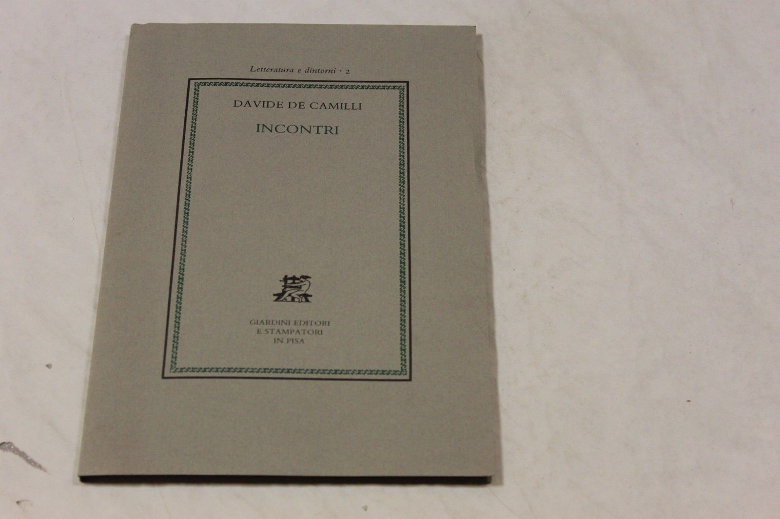 Davide De Camilli. Incontri