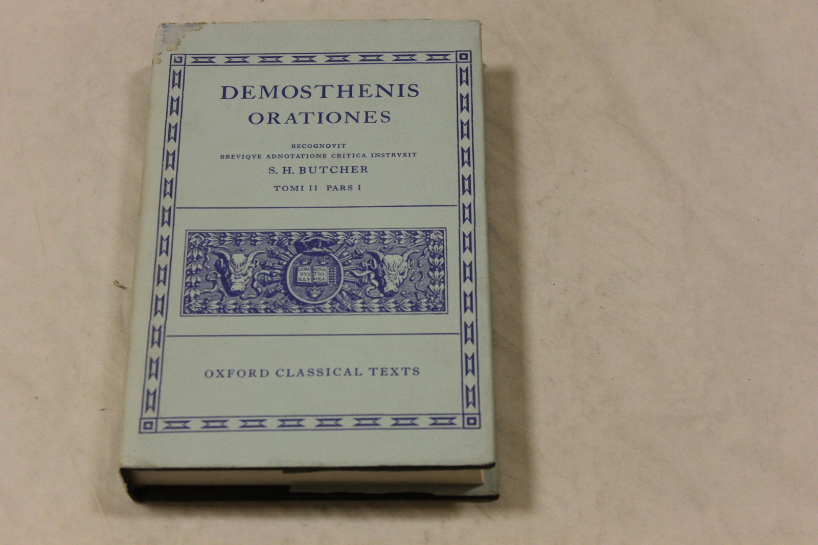 Demothenis. Orationes. Tomi II- parts I/Tomi II parts II. 2 …