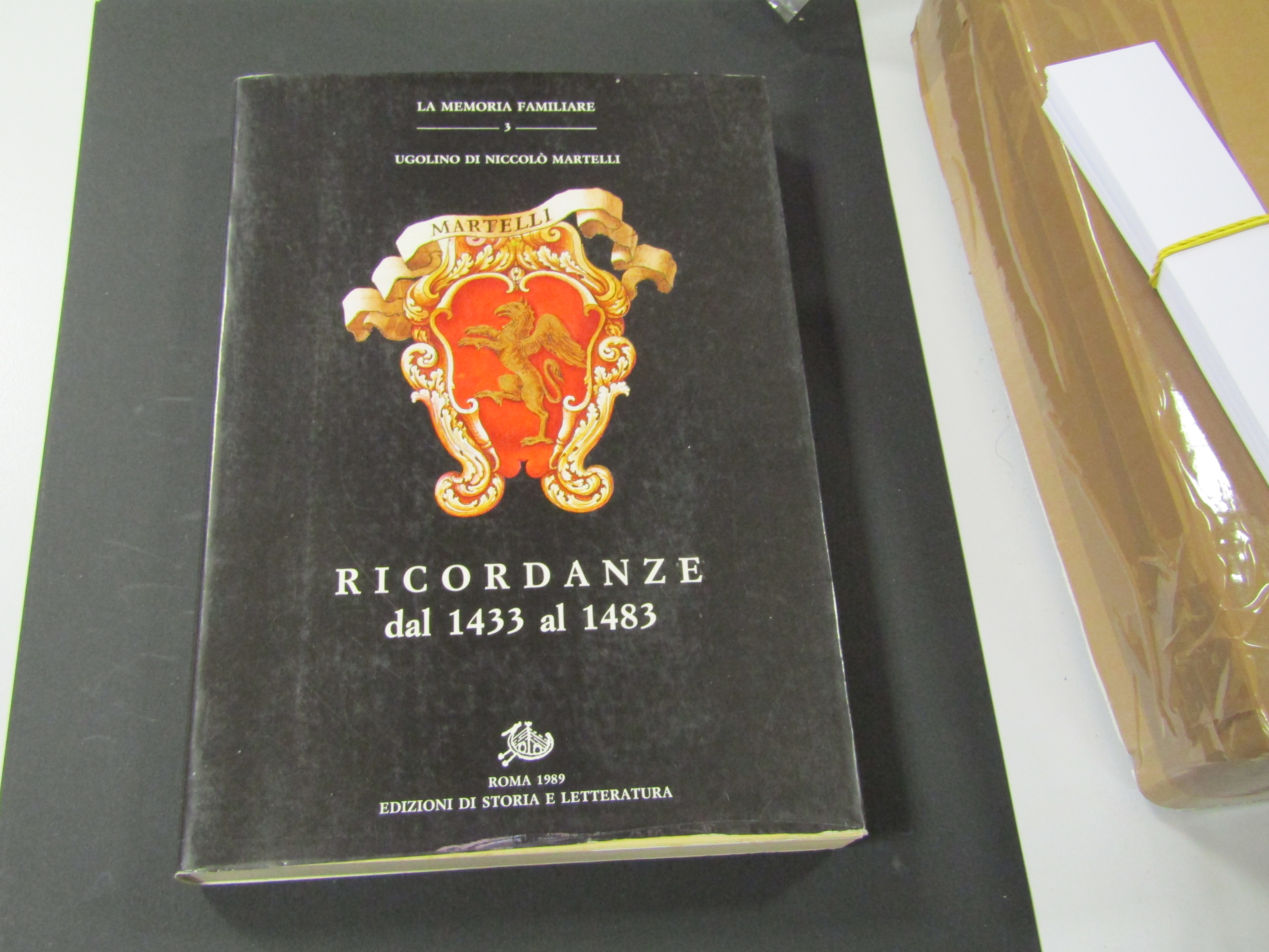 Di Nicolò Martelli Ugolino. Ricordanze dal 1433 al 1483. Edizioni …